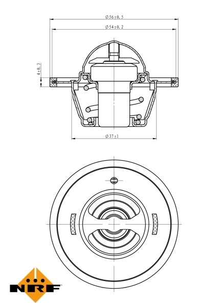 Термостат в сборе Land Rover ETC4761