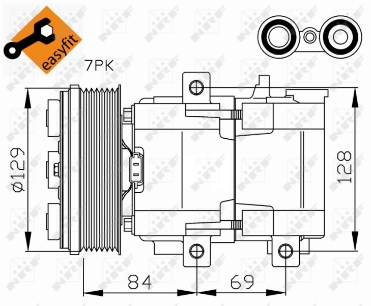 Купить 1119D629 Hmpx Компрессор климатической установки