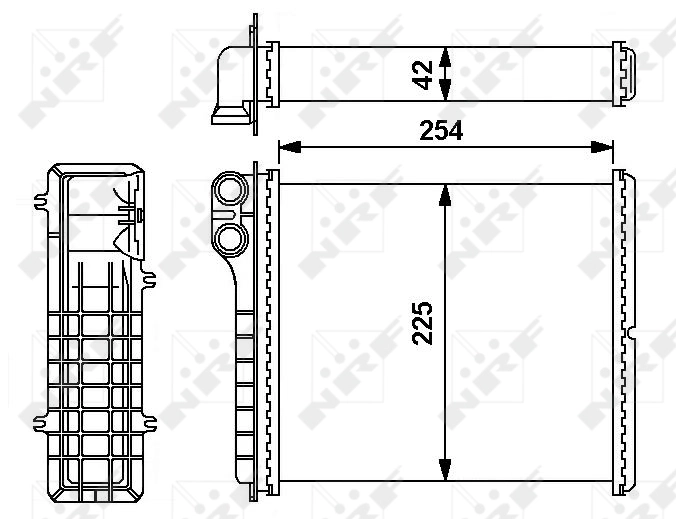 Радиатор отопителя NRF 54239