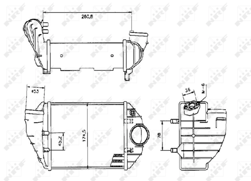 Интеркулер 30133 NRF