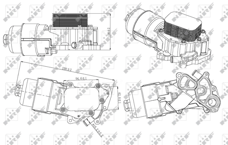 Корпус масляного фильтра Fase 11223001 цена, от 21.23 USD