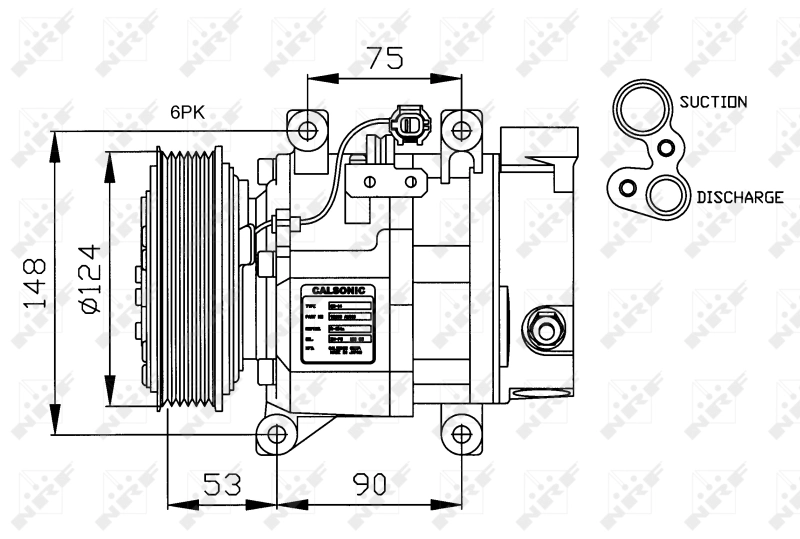 Насос кондиционера Teamec 8600248