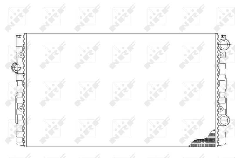 Радиатор 50454 NRF