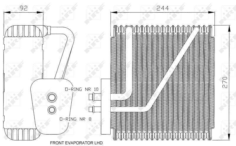 Vaporizador de aparelho de ar condicionado Ford Galaxy preço, a partir de 117,80 USD