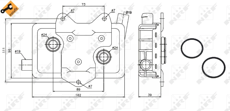 Масляный радиатор АКПП AND 41115027 цена, от 54.14 USD