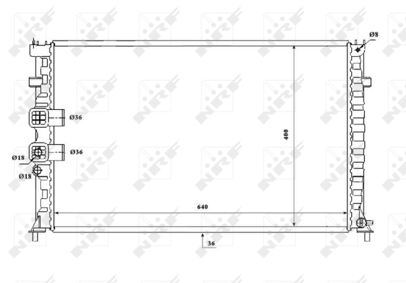 Радиатор охлаждения двигателя Peugeot/Citroen 133331 цена, от 77.44 USD