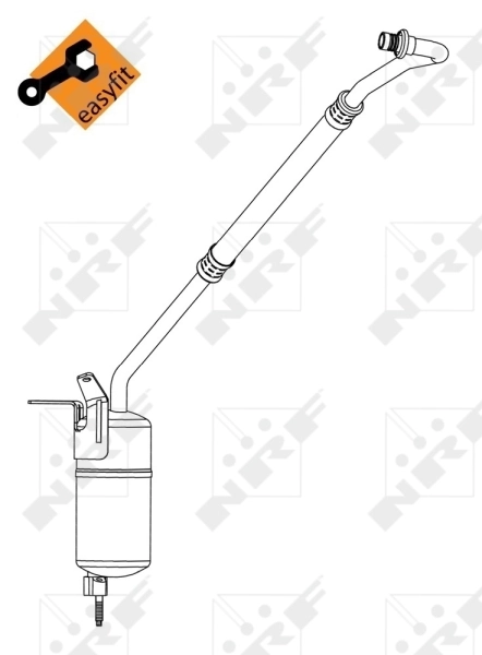 Ресивер кондиционера NRF 33354