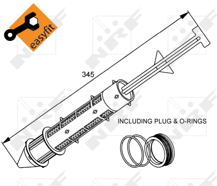 Ресивер кондиционера NRF 33299
