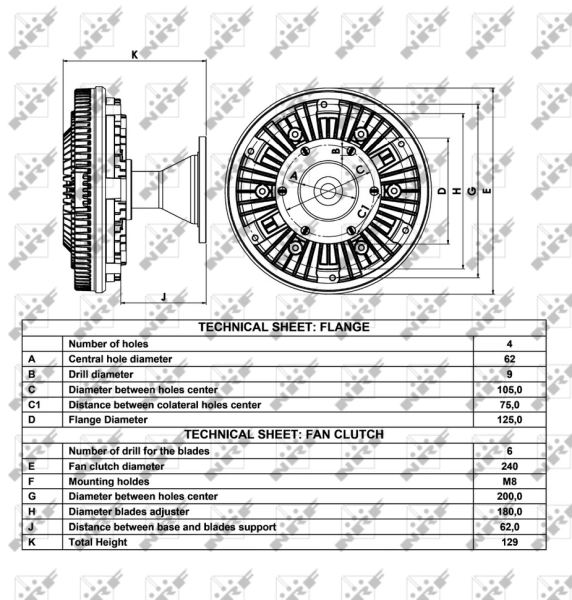 Вискозная муфта Iveco 99479094 цена, от 233.60 USD
