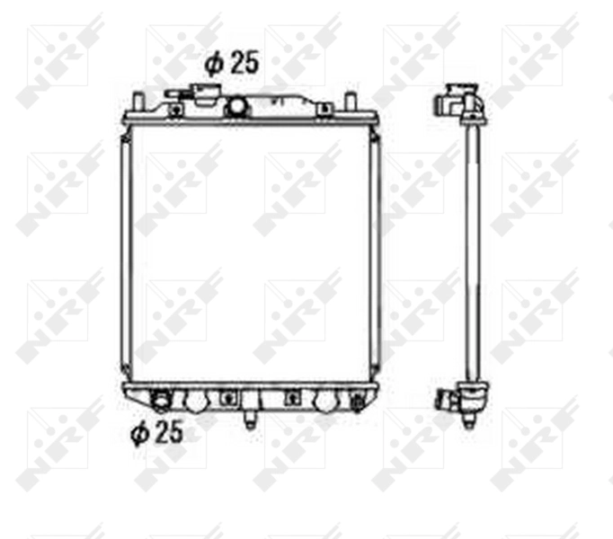Радиатор охлаждения двигателя Polcar 2605081 цена, от 37.23 USD