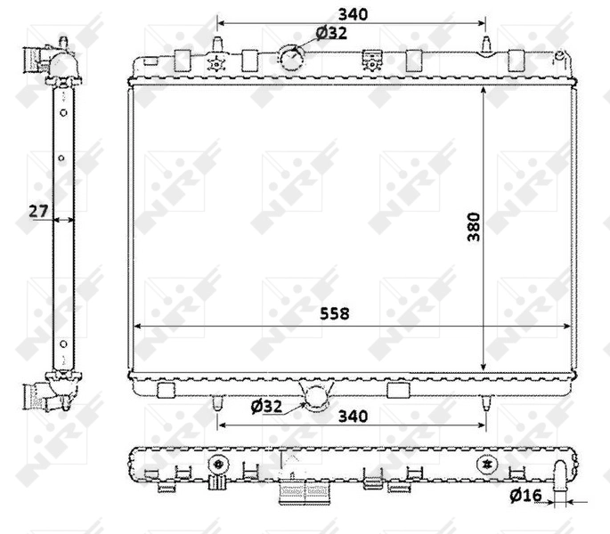 Купить Радиатор Пежо 406  8E, F