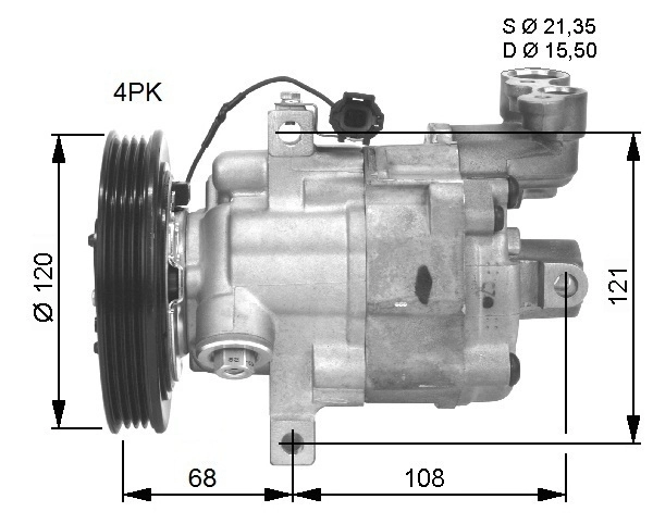 Компрессор системы кондиционирования NRF 32461G цена, от 89.99 USD