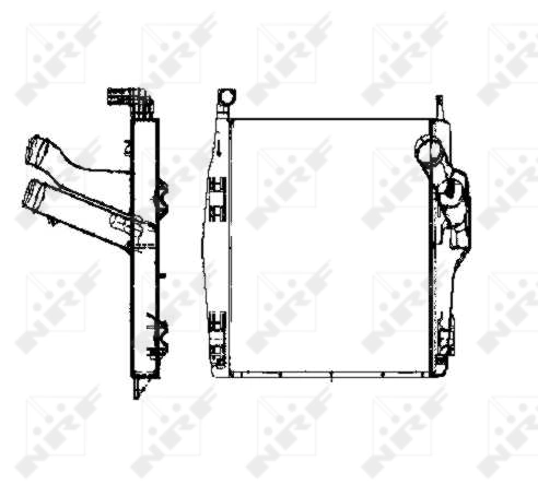 Купить 9405010401 Mercedes Интеркулер