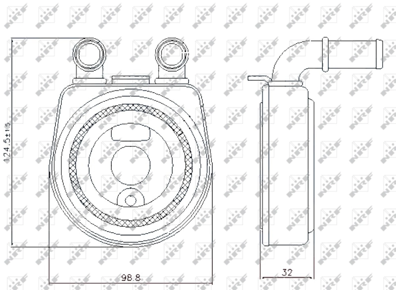Radiador de óleo (frigorífico), debaixo de filtro Citroen Jumpy preço, a partir de 76,28 USD