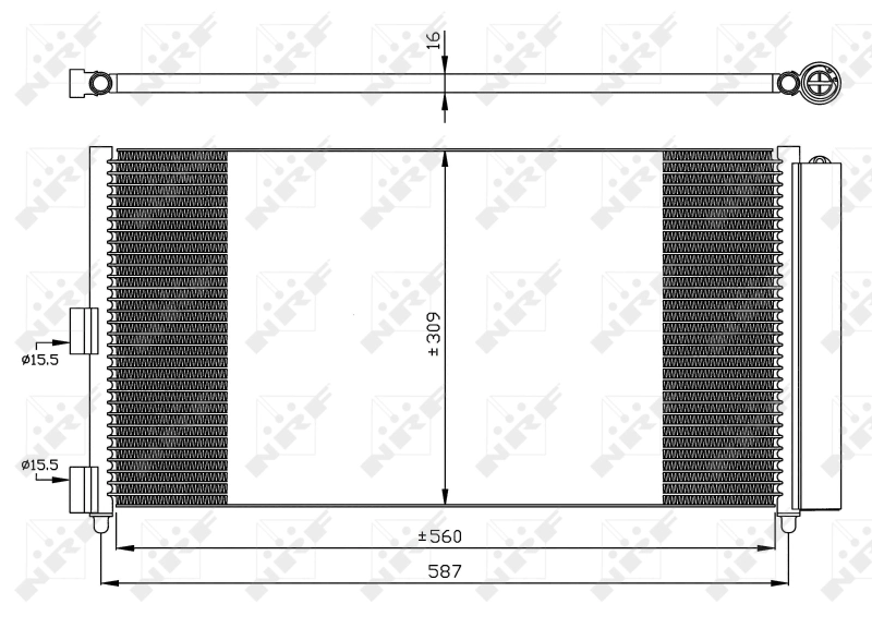 Конденсатор кондиционера NRF 35500 цена, от 70.56 USD
