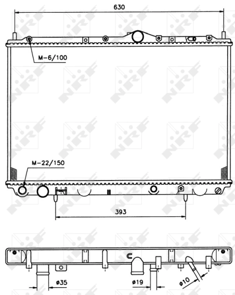 Купить 222116 Glyser Радиатор водяной
