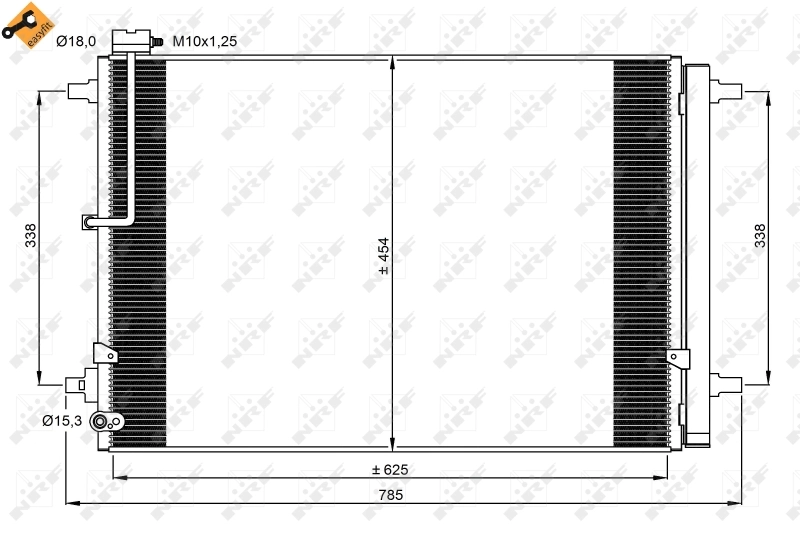 Купить AC830198 Maxgear Радиатор системы охлаждения кондиционера
