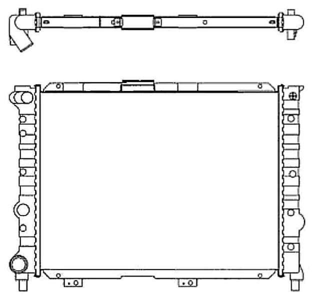 Радиатор 58114 NRF