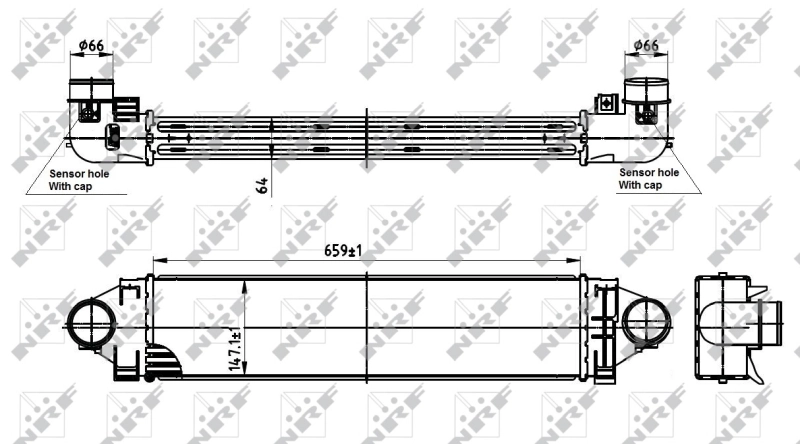Интеркулер 30304 NRF