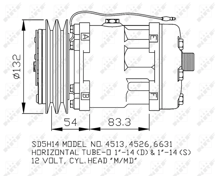 Насос кондиционера Case 5811103