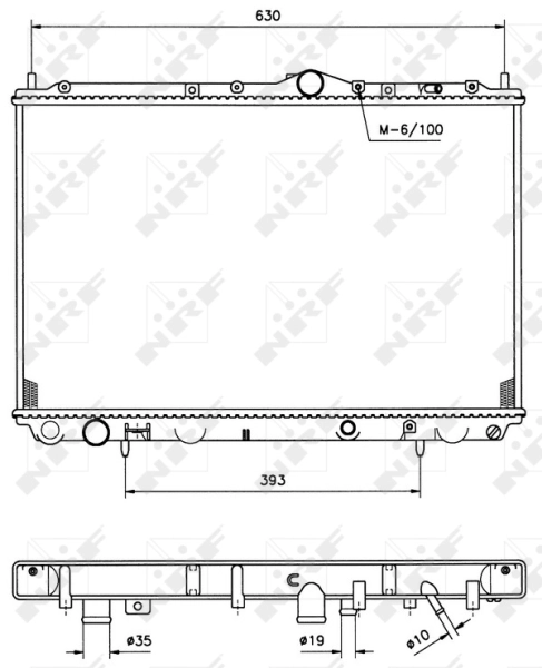 Радиатор PL031179 Koyo