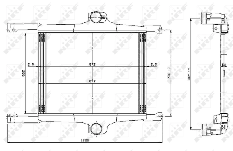 Интеркулер 309272 NRF