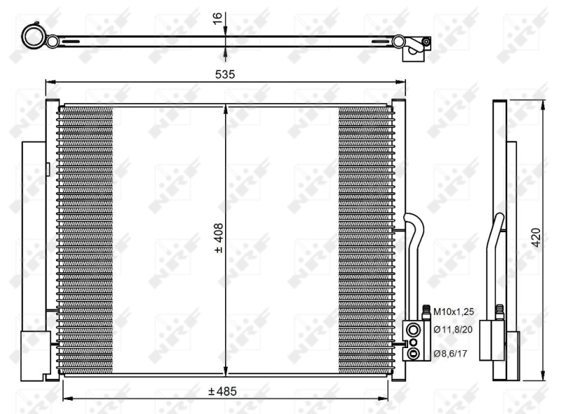 Конденсатор кондиционера General Motors 39032300 цена, от 106.67 USD