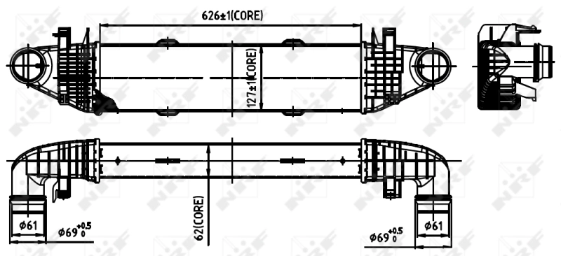 Купить 5070J83 Polcar Интеркулер