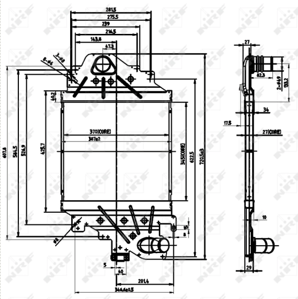 Интеркулер 30865 NRF