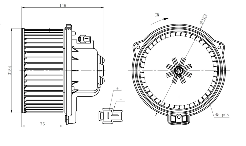  Вентилятор печки Volvo S40 1