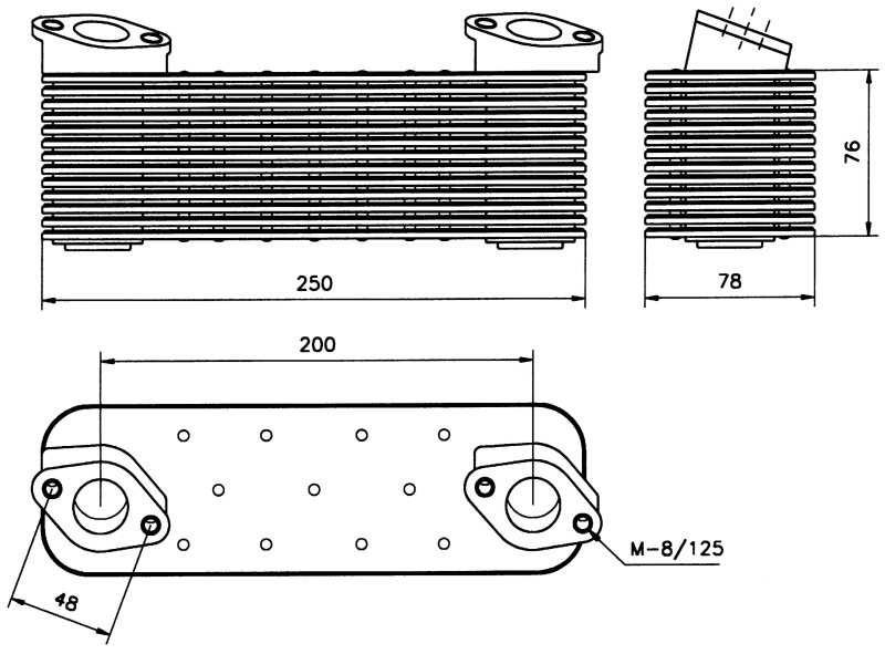 Масляный радиатор A0021888001 Mercedes