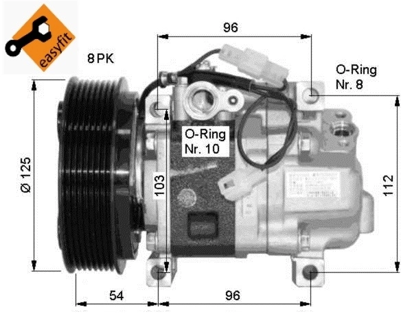 Compre Compressor de aparelho de ar condicionado Mazda 6 