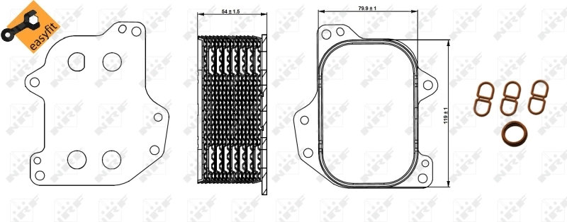 Масляный радиатор NRF 31267