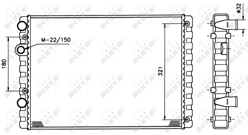 Радиатор 952408A2 Polcar