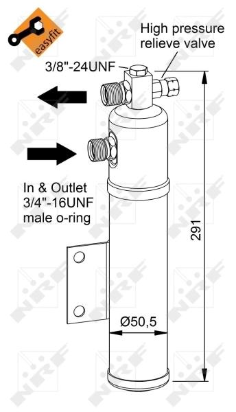 A0008305083 Mercedes Ресивер-осушитель кондиционера