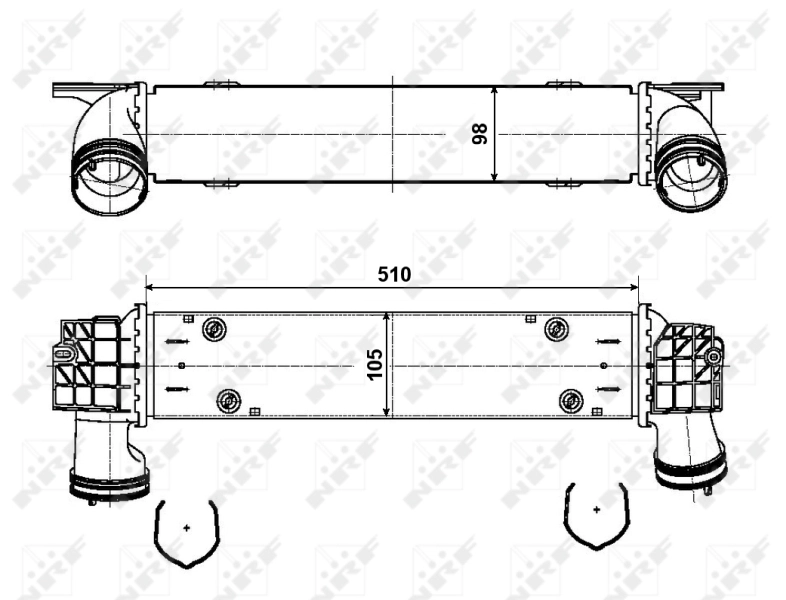 Интеркулер 30907A NRF