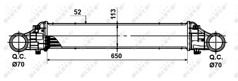 Интеркулер 30509 NRF