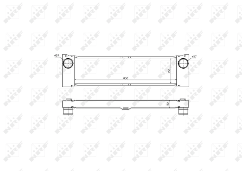 Купить A8154 HELLA Интеркулер