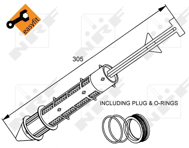 Ресивер кондиционера NRF 33178