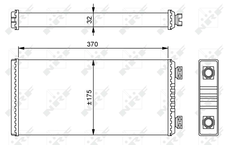 Радиатор печки (отопителя) Mercedes 0008300720 цена, от 55.93 USD