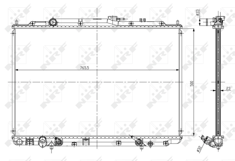 2213226 Denso Радиатор основной