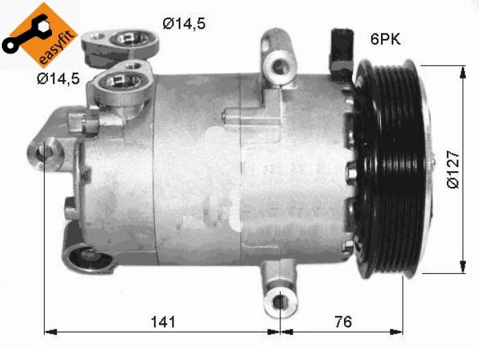 Compressor de aparelho de ar condicionado Citroen Jumper 250
