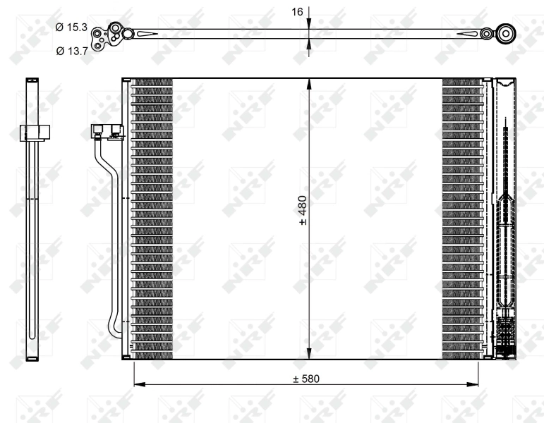 Конденсатор кондиционера Koyorad CD420849 цена, от 114.02 USD