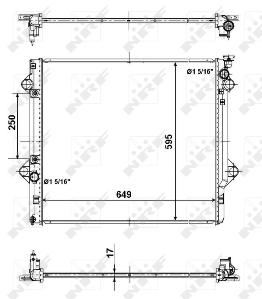 Радиатор охлаждения NRF 56104