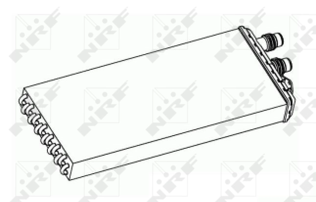 Радиатор печки 54255 NRF