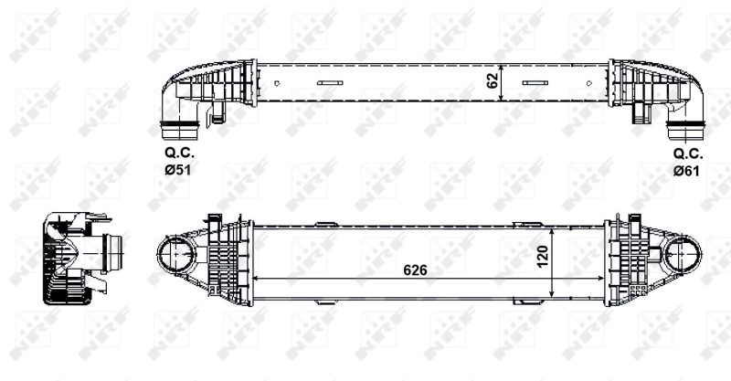 Интеркулер 30506 NRF