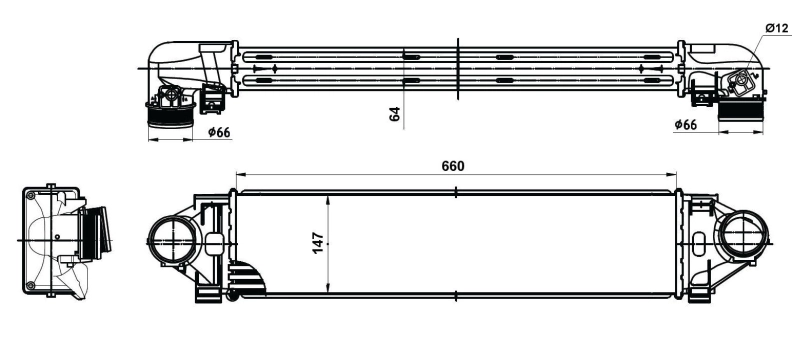 Интеркулер 30394 NRF