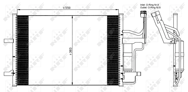 Конденсатор кондиционера AND 42260025 цена, от 80.26 USD