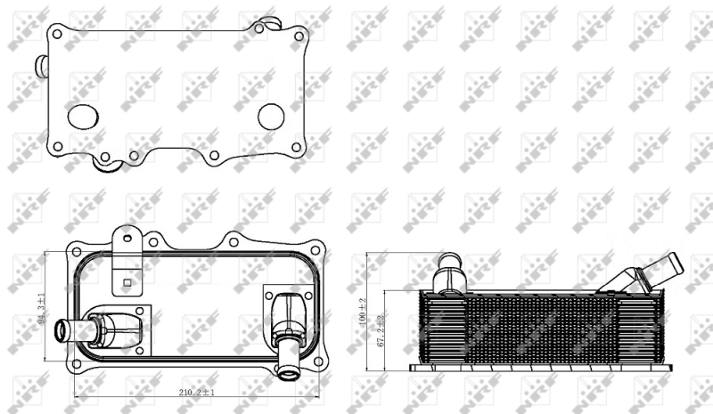 CLC321000S Mahle Original Радиатор масляный (холодильник) под фильтром