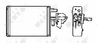 Радиатор отопителя NRF 53235